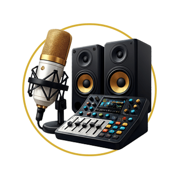 آیکن تجهیزات استودیویی در صفحه اصلی آیکن تجهیزات استودیویی در صفحه اصلی